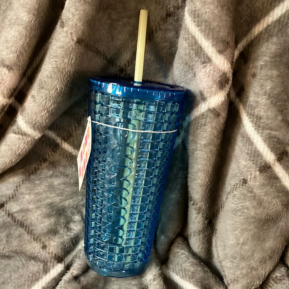 Brand new textured Dunkin logo tumbler